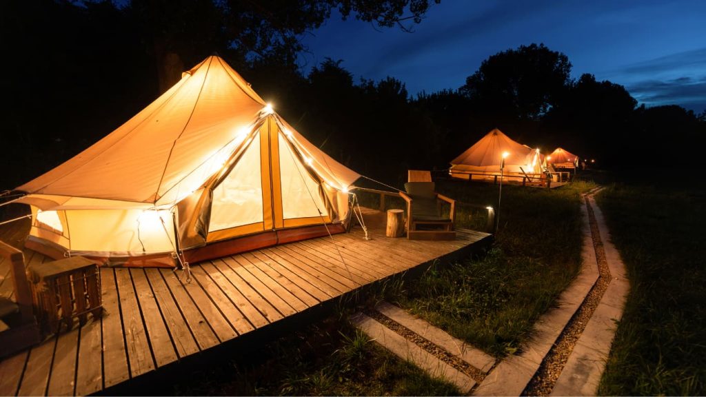 Romantisk glamping for par